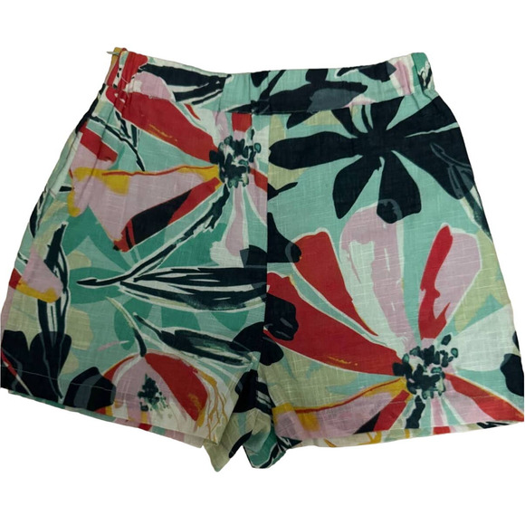 WALTER BAKER NWT $158 Sweet Meadow Blue Teal Cotton Short Size S - Picture 5 of 7